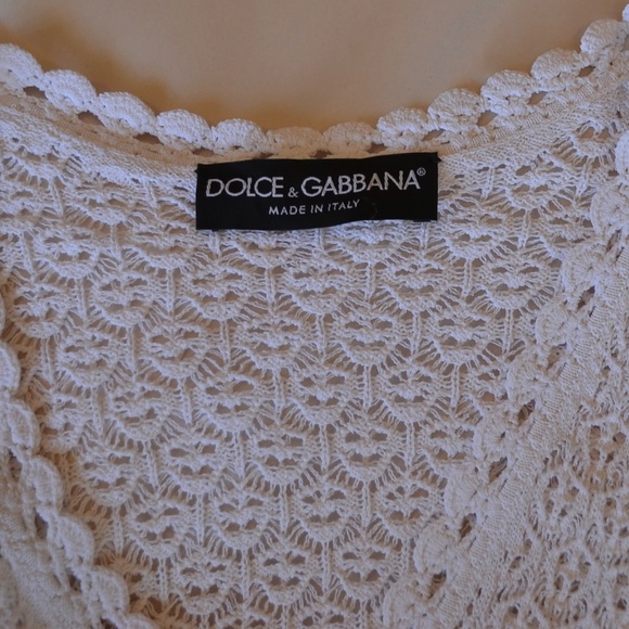 Dolce & Gabbana Stretch Lace Pull Over Top - Picture 3 of 9